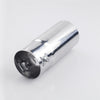 Back view of Exhaust Tip 58mm Stainless Steel silver Straight cut Tip A50