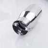 Back view of Exhaust Tip 70mm Stainless Steel silver Angle-cut Tip A32