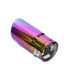 Exhaust Mufflers 58mm Stainless Steel colorful Round cut intercooled Tip C55