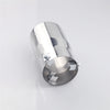 Exhaust Mufflers 70mm Stainless Steel Silver Straight cut Tip A123