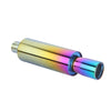 Exhaust Tip 63mm Stainless Steel Colorful Straight cut Tip HC20