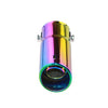 Front view of Exhaust Mufflers 58mm Stainless Steel Colorful Angle-cut Tip C4