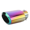 Horizontal view of Exhaust Tips 63mm Stainless Steel colorful Angle-cut Tip C2000