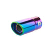 Side of Exhaust Mufflers 58mm Stainless Steel Colorful Angle-cut Tip C4