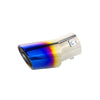 Side of Exhaust Mufflers 63mm Stainless Steel colorful Turndown Tip C14