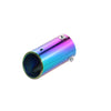 Side of Exhaust Mufflers 76mm Stainless Steel colorful Angle-cut Tip C666