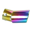 Side of Exhaust Mufflers 76mm Stainless Steel colorful Turndown Tip C1405