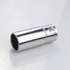 Side of Exhaust Tip 58mm Stainless Steel silver Straight cut Tip A50