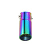 Side of Exhaust Mufflers 70mm Stainless Steel colorful Angle-cut Tip C60