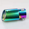 Side of Exhaust Tips 63mm Stainless Steel colorful Angle-cut Rolled C153