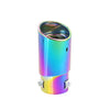 Vertical view of Exhaust Mufflers 63mm Stainless Steel colorful Angle-cut Tip C146