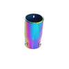 Vertical view of Exhaust Mufflers 80mm Stainless Steel colorful Straight cut Tip C123