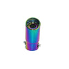 Vertical view of Exhaust Mufflers 70mm Stainless Steel colorful Angle-cut Tip C60